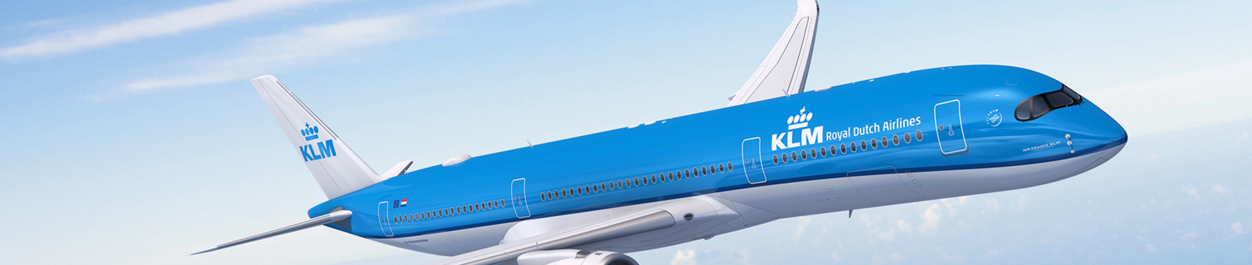 KLM Royal Dutch Airlines promotional background