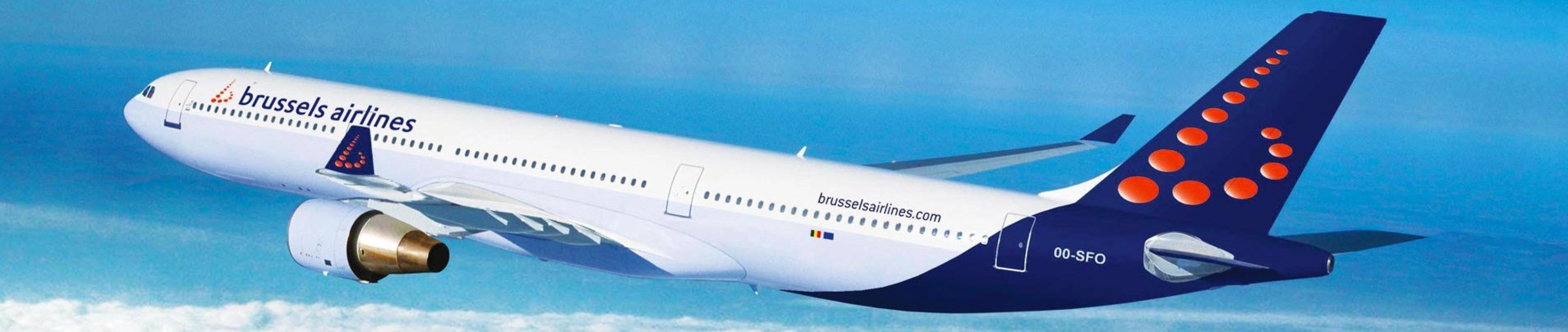 Brussels Airlines promotional background