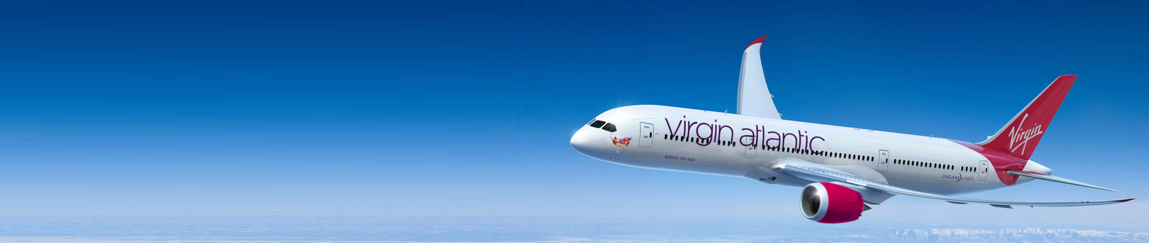 Virgin Atlantic promotional background