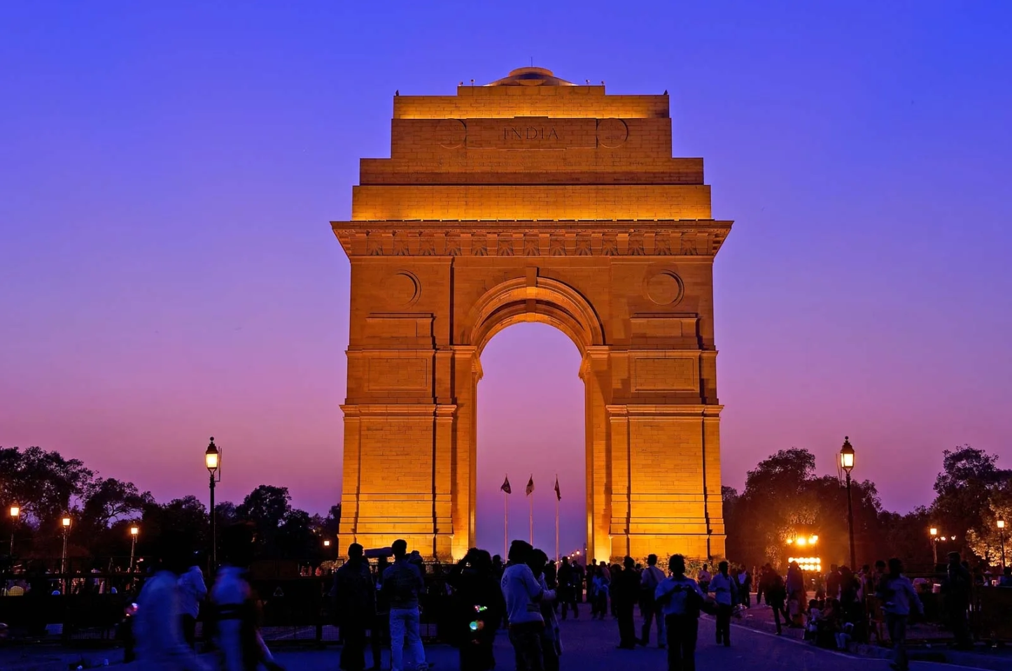 Delhi, India skyline view